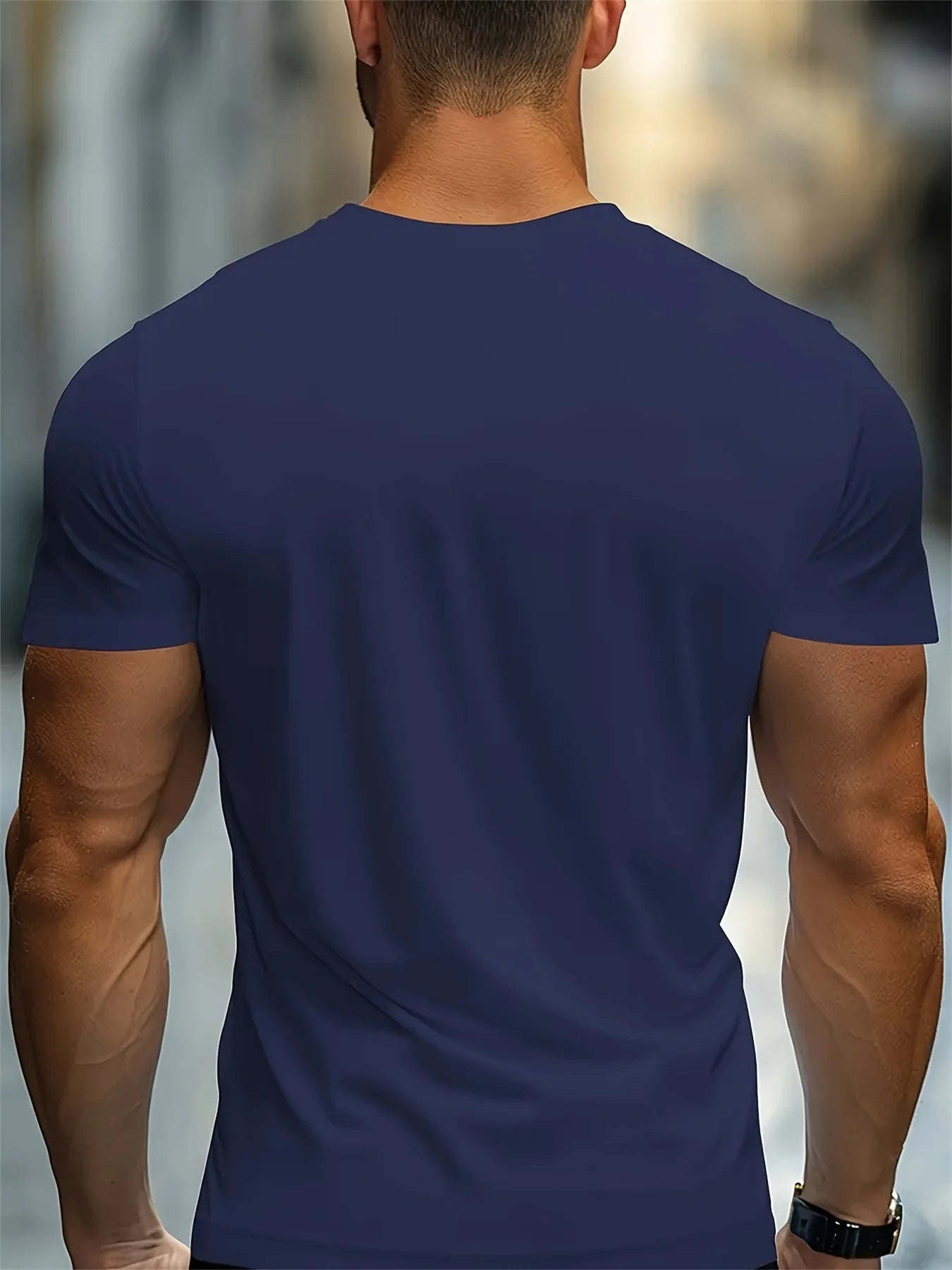 Men's Summer 100 Cotton Fashionable Casual Loose Large Cross and Jesus Letter Printed Sports Round Neck Short Sleeve T-shirt Top