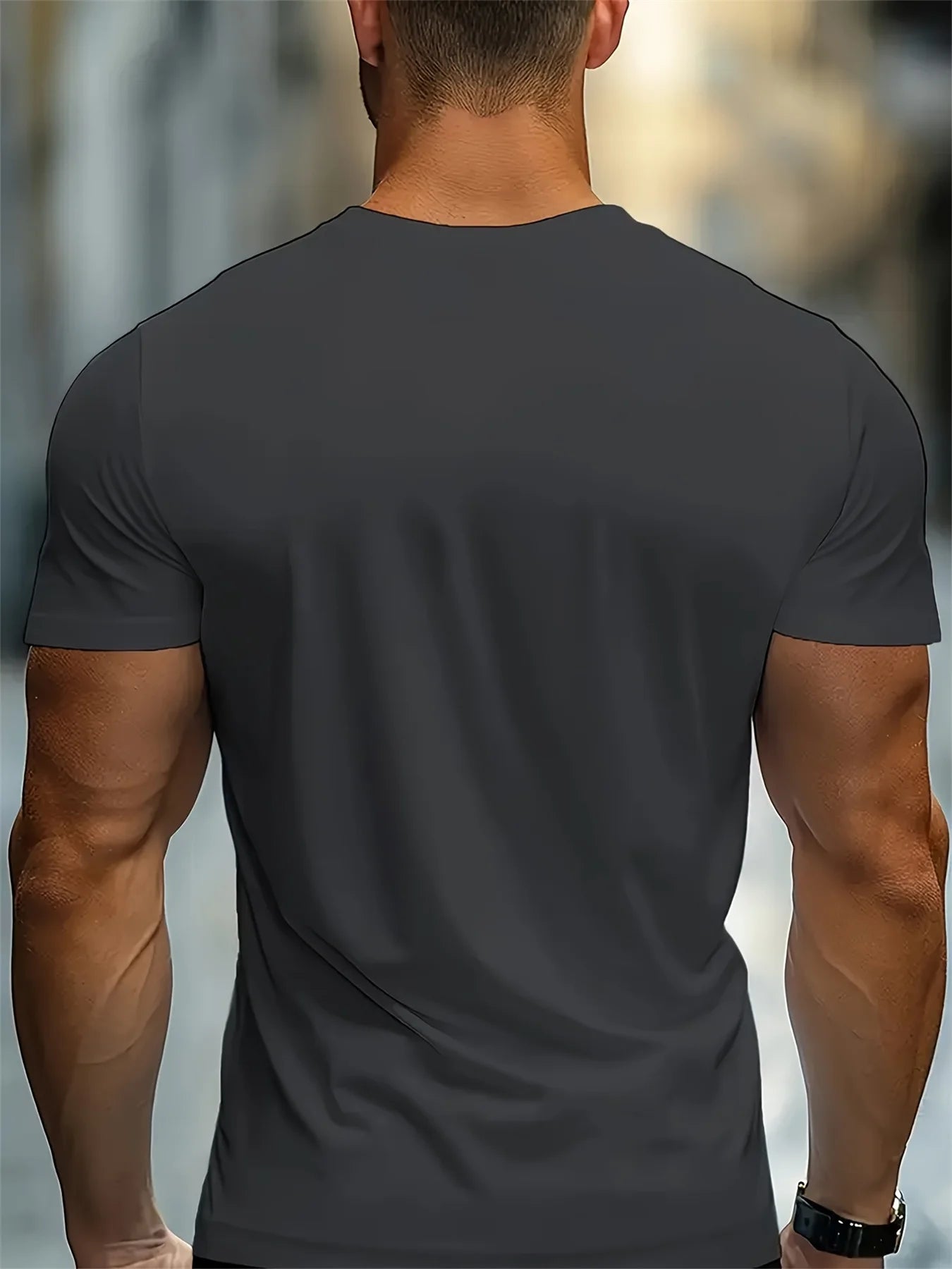 Men's Summer 100 Cotton Fashionable Casual Loose Large Cross and Jesus Letter Printed Sports Round Neck Short Sleeve T-shirt Top