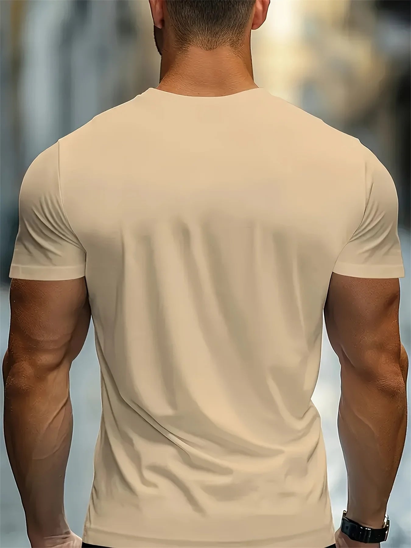 Men's Summer 100 Cotton Fashionable Casual Loose Large Cross and Jesus Letter Printed Sports Round Neck Short Sleeve T-shirt Top